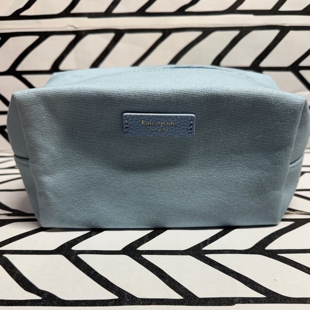 Kate Spade Sky Blue Textured Pouch